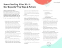 Tips for Breastfeeding After Birth Preview Image