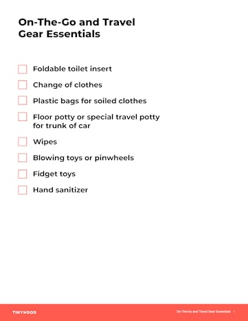 Travel Potty Gear Checklist Preview Image