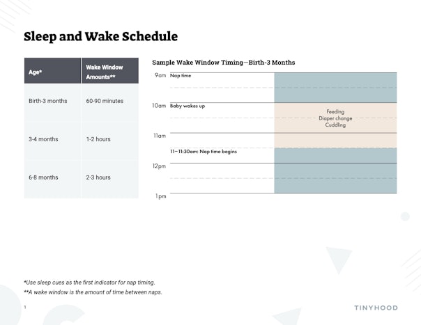 Sleep and Wake Schedule Preview Image