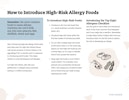 Timeline for Introducing High Risk Allergy Foods Preview Image